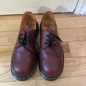 Dr. Martens Burgundy Work Shoe